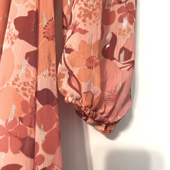 NWT Lauren Conrad Floral  Print Ruffle Mini Dress. - Picture 9 of 16